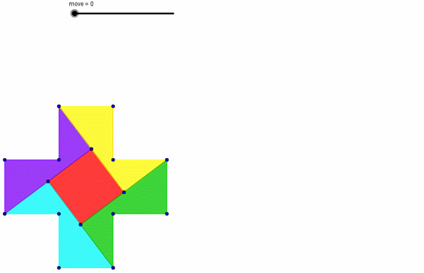 十字架拆解成大正方形